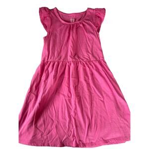 Faded Glory Neon Pink Short Sleeve Dress size 7/8